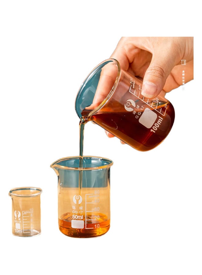 Yijuke (Yijuke) [4-Piece Set] Glass Measuring Cups With Scale, Small Measuring Cups For Mixing Milk Powder, Baby Food, And Medicine - Image 2