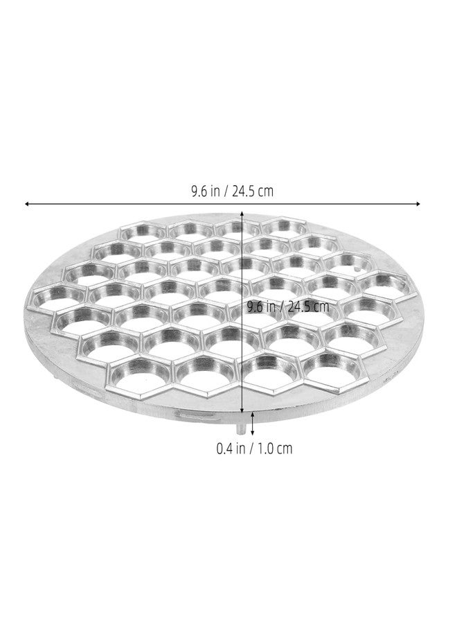 HAKIDZEL Dumpling Maker 37-Cavity Alloy Ravioli Mold 9.64X9.64 Inch Kitchen Tool for Homemade Dumplings and Pelmeni Making - Image 5