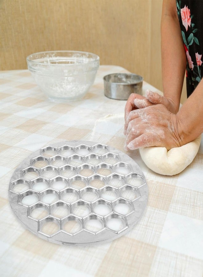 HAKIDZEL Dumpling Maker 37-Cavity Alloy Ravioli Mold 9.64X9.64 Inch Kitchen Tool for Homemade Dumplings and Pelmeni Making - Image 4
