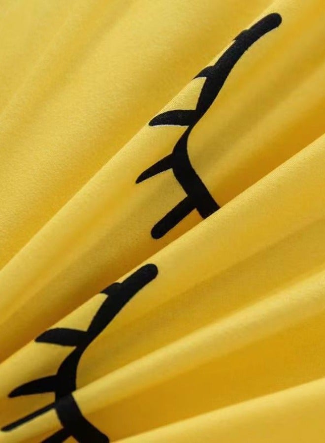 طقم غطاء لحاف بتصميم زهور رائع مكون من 4 قطع قطن - Image 4