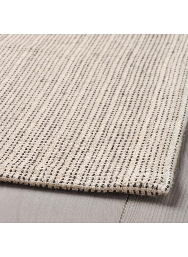 erorex Rug, flatwoven, natural/black, 120x180 cm - Image 2