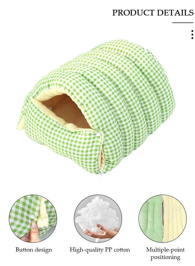 DUNISO Half-Enclosed Cat Bed,Cat House, Cat Cave, Cat Sleeping Bed,Soft Plush Indoor Pet Bed Sofa,Washable Dog Bed,Portable Winter Warm Pet Bed Puppy Dog Calming Bed,Foldable Pet Cave Bed for Dogs and Small Cats - Image 2