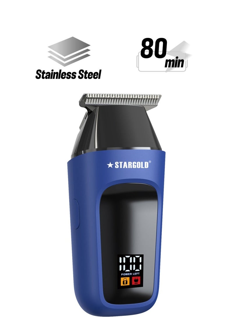 Stargold Travel Trimmer, Magnetic Cover, Stainless Steel T-Shape Blade 3 Second Travel Lock & Skin Protection - Image 1