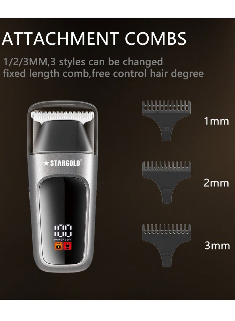 Stargold Travel Trimmer, Magnetic Cover, Stainless Steel T-Shape Blade 3 Second Travel Lock & Skin Protection - Image 5