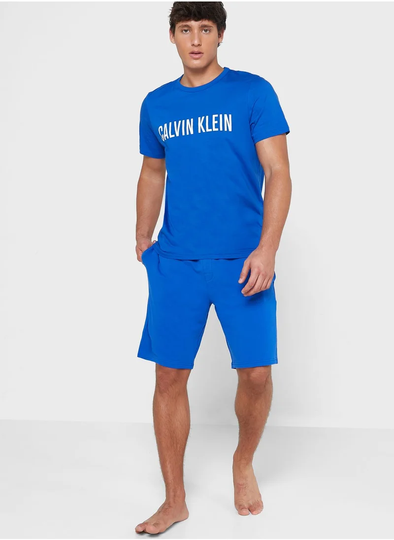 CALVIN KLEIN Logo Band Shorts