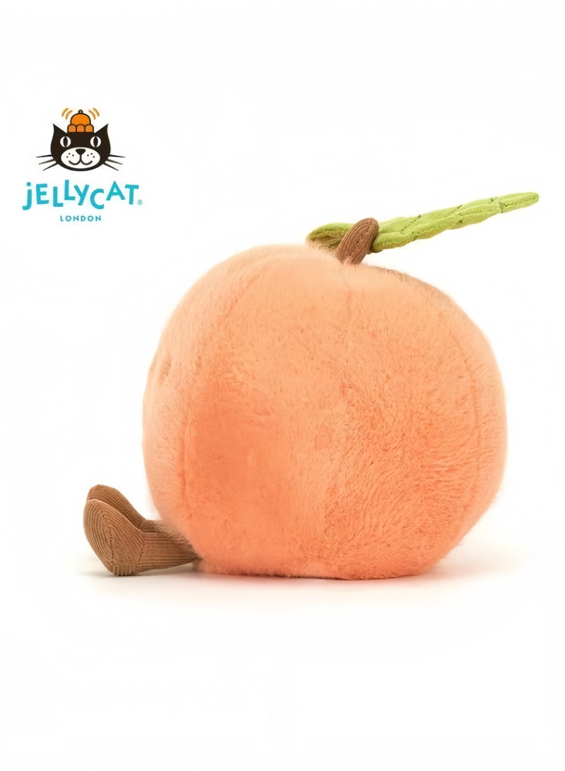 جيليكات Jellycat Amusables مزدوجة أوراق الخوخ بلش لعبة دمية مهدئة دمية ناعمة هدية عيد ميلاد - Image 3