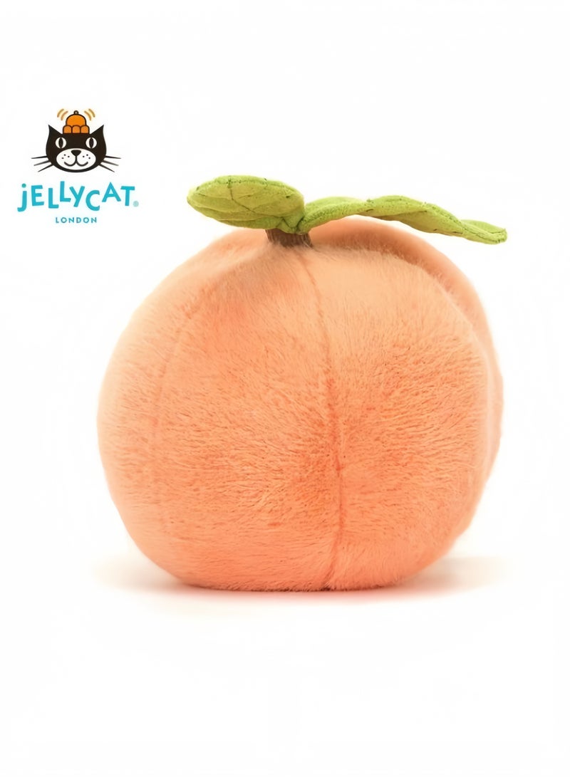 جيليكات Jellycat Amusables مزدوجة أوراق الخوخ بلش لعبة دمية مهدئة دمية ناعمة هدية عيد ميلاد - Image 4