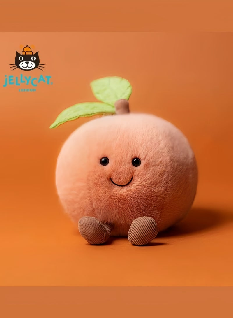جيليكات Jellycat Amusables مزدوجة أوراق الخوخ بلش لعبة دمية مهدئة دمية ناعمة هدية عيد ميلاد - Image 5