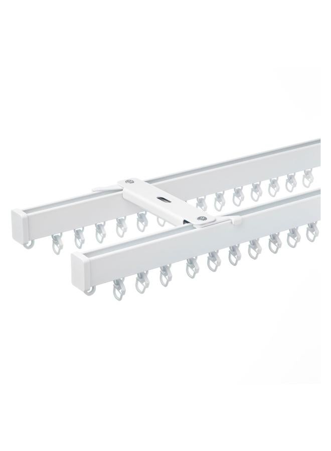erorex Curtain track set f ceiling, 2 trck, white - Image 1