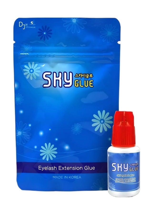 Sky Eyelash Extension Glue Advanced Tech S+ 5ml - Long Lasting Adhesive for Professional Use - Image 1