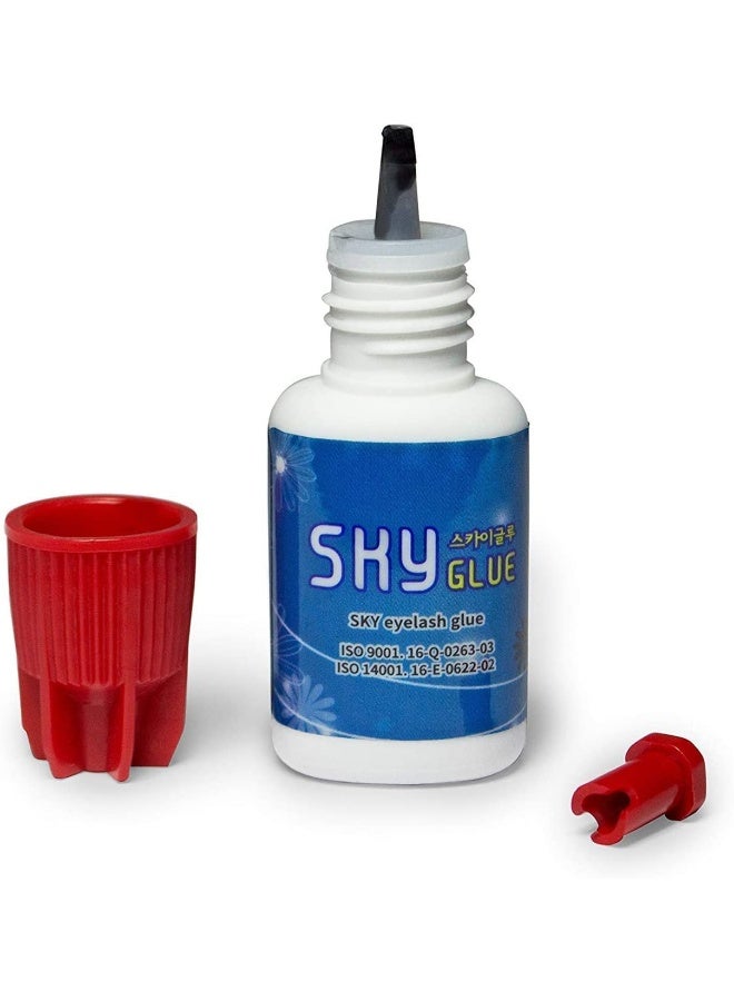 Sky Eyelash Extension Glue Advanced Tech S+ 5ml - Long Lasting Adhesive for Professional Use - Image 5