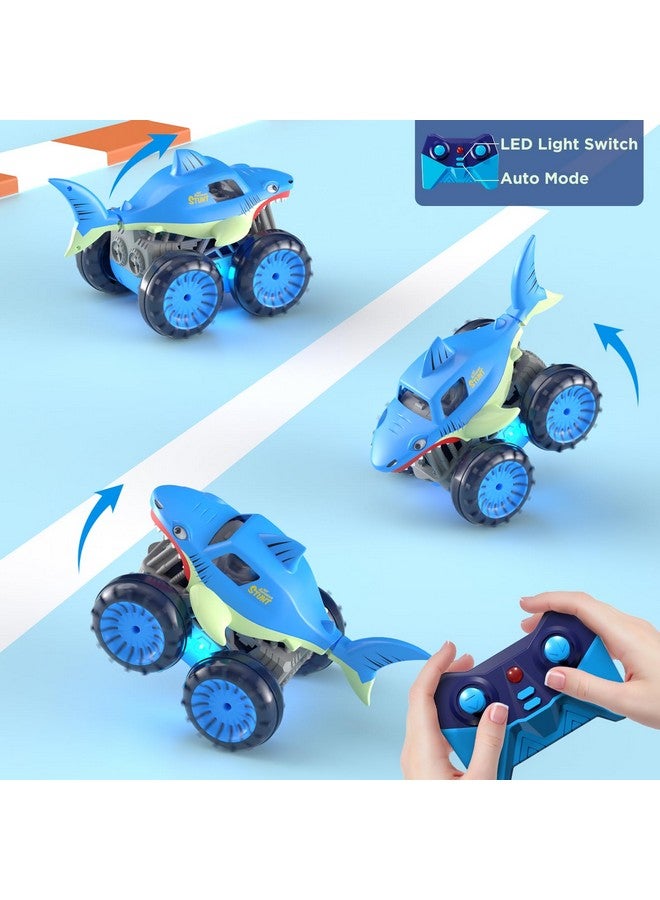 MaxTronic سيارة تحكم عن بعد بشحن مباشر على الجدار سيارات برمائية Rc مع 2.4Ghz 4Wd لجميع التضاريس شاحنة سمكة القرش المقاومة للماء ألعاب للأولاد والبنات من 3 إلى 12 سنة - Image 5