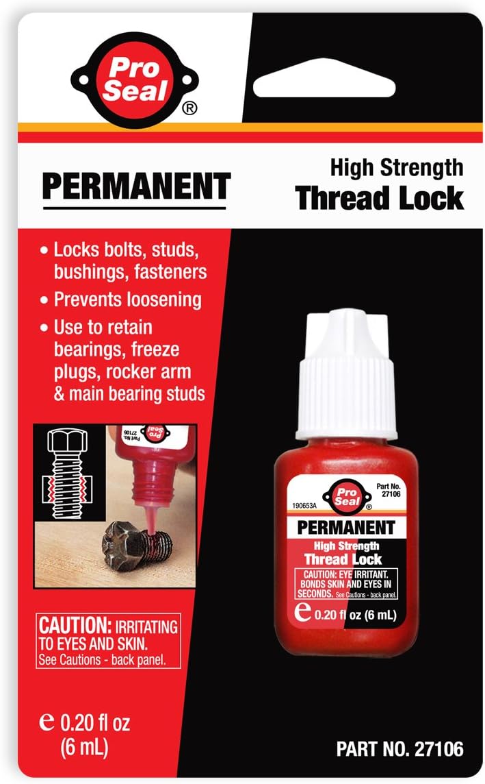 Sealpro ProSeal 27106 Permanent Thread Lock Batch consistent craftsmanship