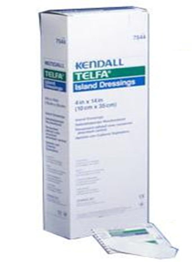 Telfa Sterile Island Dressing Rectangle 4 X 14 Inch 7544 25 per Box