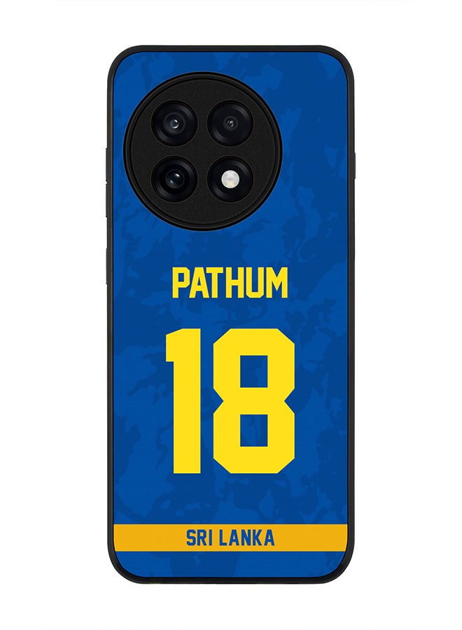Stylizedd For OnePlus 13R / Ace 5 Pro Case,Slim fit Camera Protection, Shockproof Thin Phone cover  - Sri lanka Pathum Nissanka, Jersey No 18