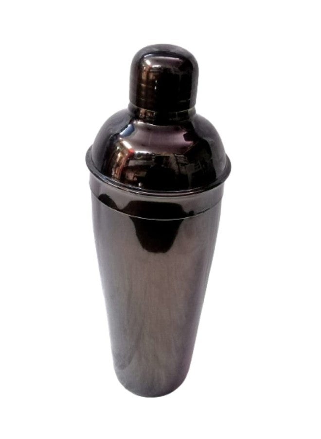 Proniks Cocktail Shaker with Peg Measure in Copper Black Color (Set of Two) for Mini Bar and for Home - Image 2