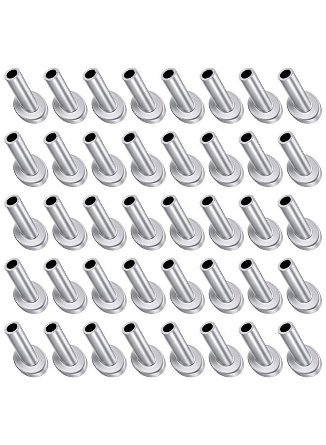 CKE [Patent Design] 40 Pack T316 Marine Grade Stainless Steel 30 Degree Angle Beveled Protector Sleeves Wood Post Protector for 1/8 Wire Rope Cable Railing, DIY Balustrade, Come with a Free Drill Bit - Image 3