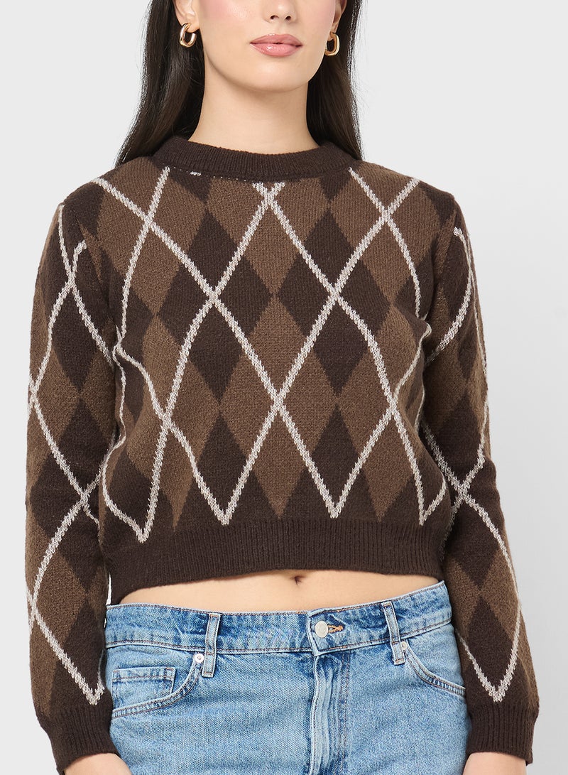 Ginger Fine Knit Acrylic Sweater - Image 3