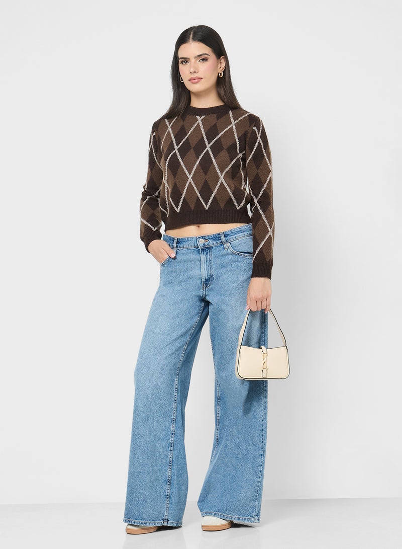 Ginger Fine Knit Acrylic Sweater - Image 4