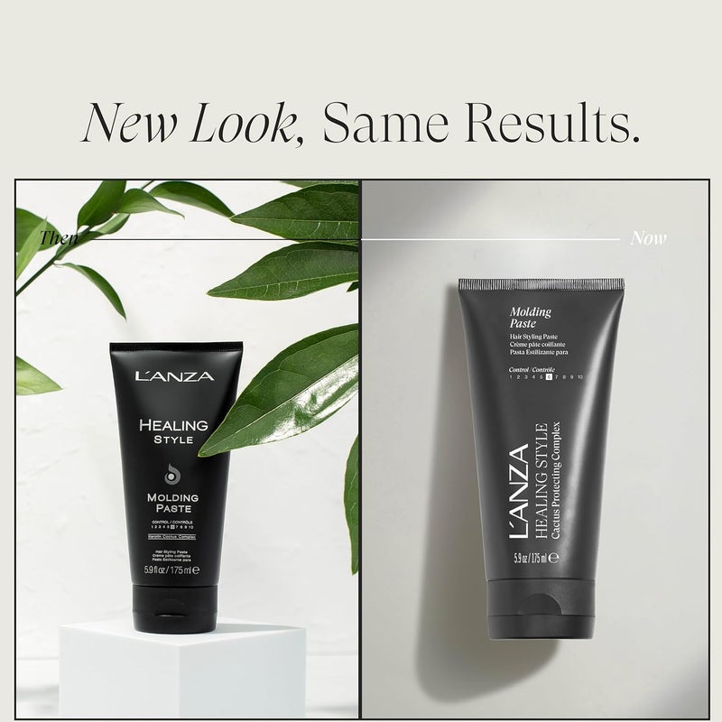L'ANZA Healing Style Molding Paste - Hair Styling Paste with Medium Hold and UV Protection, 175 ml - Image 1