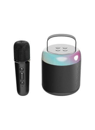 ميكروفون لاسلكي صغير مع مكبر صوت بلوتوث صغير