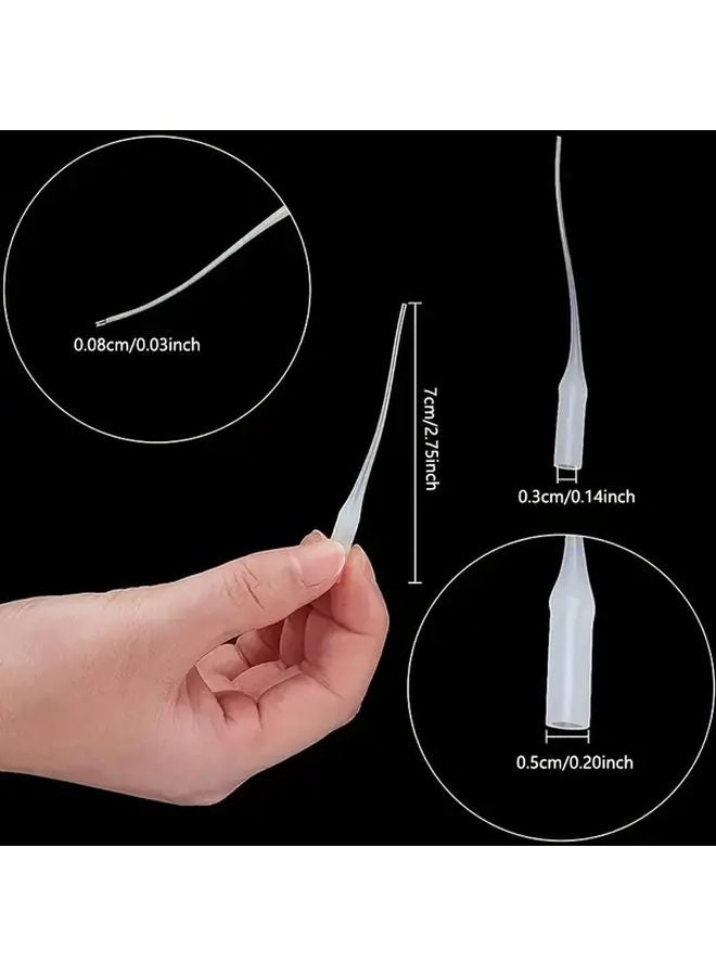 50pcs Precision Glue Applicator With Micro Tips and Extender for Crafting and Lab Dispensing - Image 3