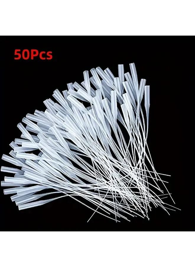 50pcs Precision Glue Applicator With Micro Tips and Extender for Crafting and Lab Dispensing - Image 1