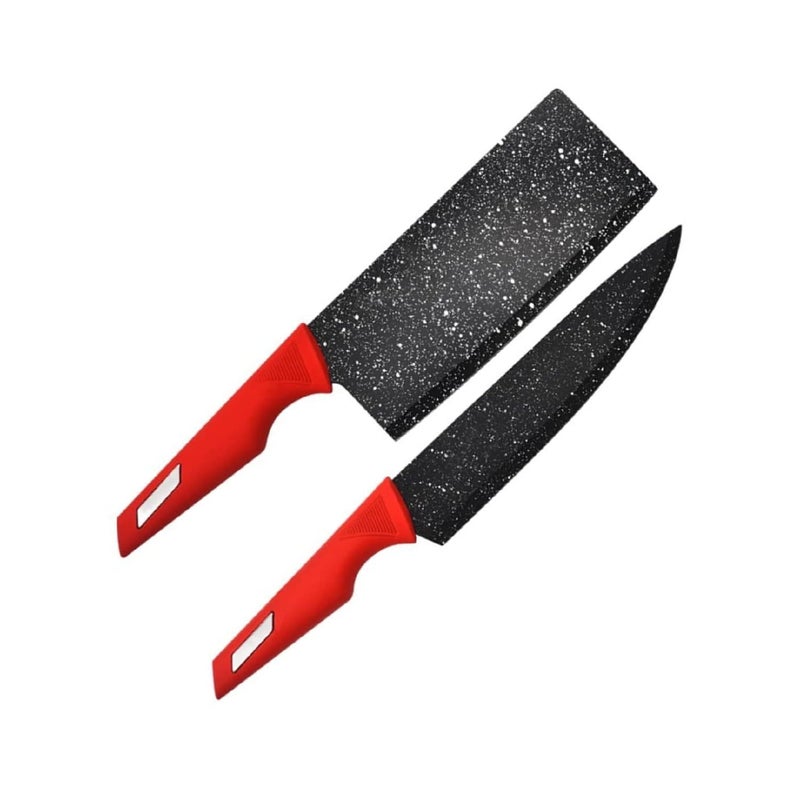 Krivety Kitchen Knife High Carbon Stainless Steel CleaverChef Knife Professional Sharp Blade with AntiSlip Handle NonStick Coating for Vegetable ChoppingCutting Slicing KnifeEBC - Image 1