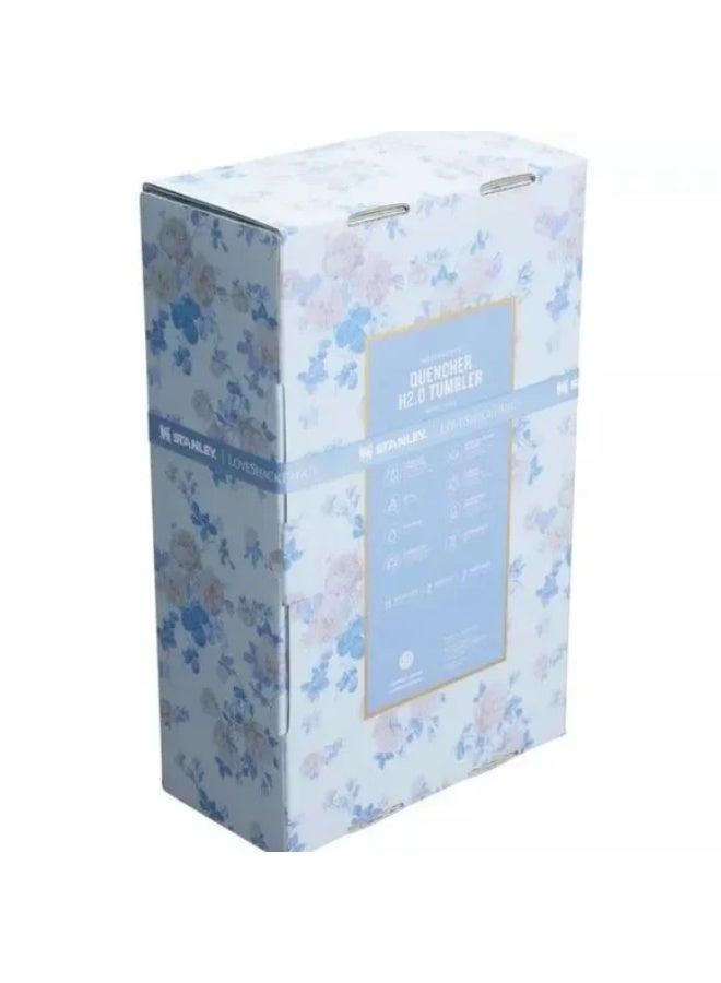 Stanley x LoveShackFancy Quencher 40OZ,Everblooming Rosettes,Presented in Elegant Gift-Ready Packaging - Image 3
