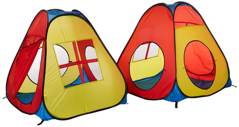 UTEX 8 in 1 Pop Up Children Play Tent House with 4 Tunnel, 4 Tents for Boys, Girls, Babies and Toddlers for Indoor and Outdoor Use - Image 4