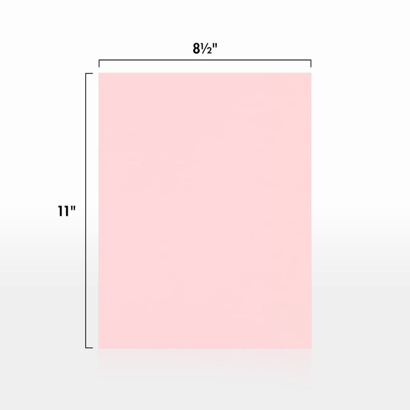 LUXPaper 8.5" x 11" Cardstock | Letter Size | Candy Pink | 100lb. Cover (183lb. Text) | 50 Qty - Image 2