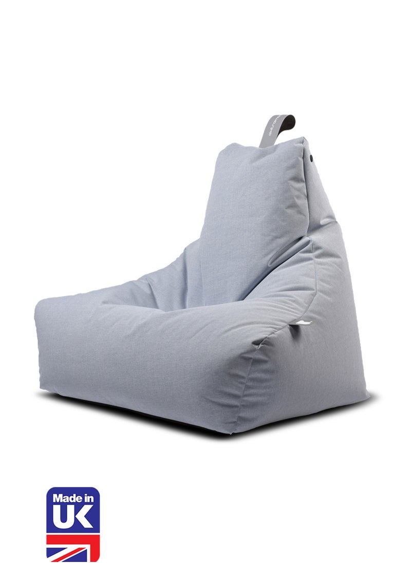 Extreme Lounging Extreme Lounging® - Original Mighty Pastel Bean Bag - Made in UK - Premium Quality Double Stitched Bean Bag - UV Protected & Waterproof - Large BeanBags Chair - Ideal for Indoor & Outdoor Use - Blue  - Image 1