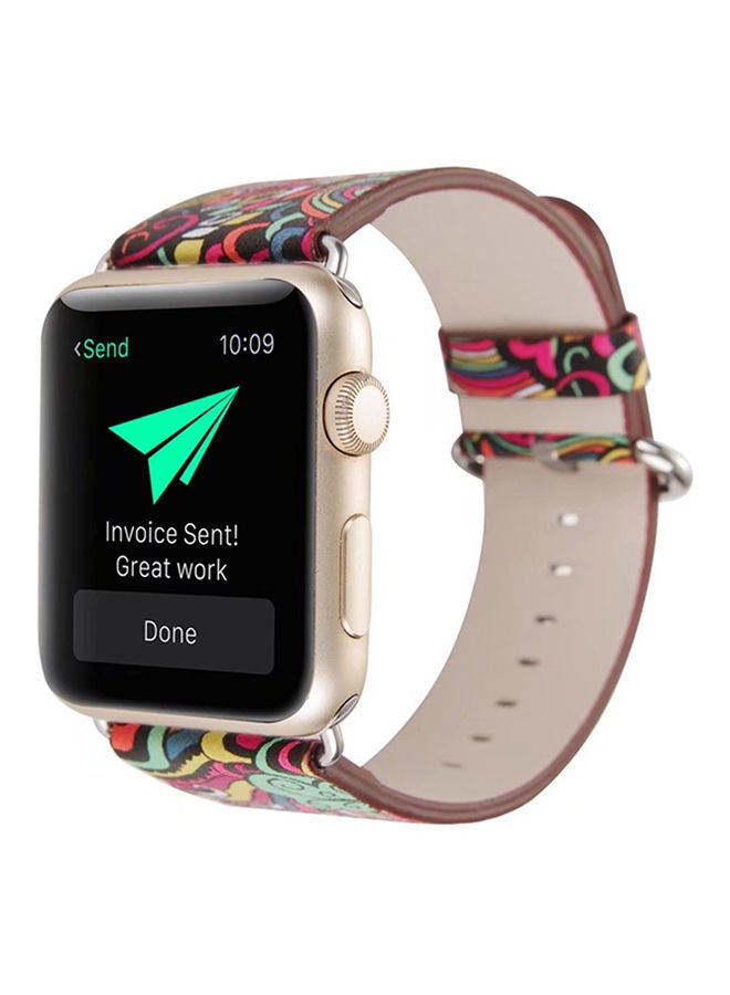 NIBEMINENT Replacement Band For Apple Watch Series 1/2/3 Multicolour - Image 2