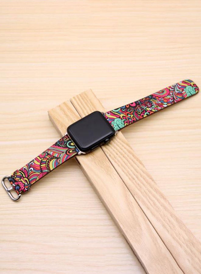 NIBEMINENT Replacement Band For Apple Watch Series 1/2/3 Multicolour - Image 4