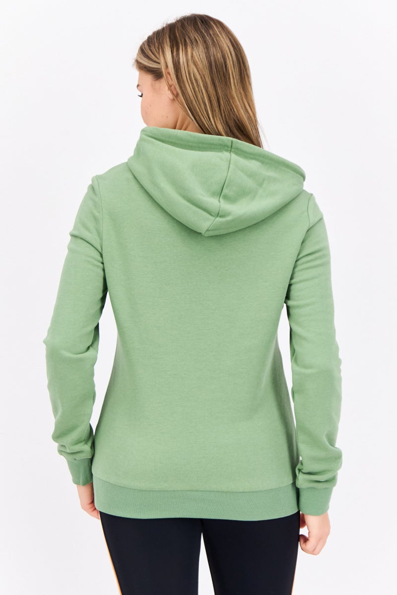 PUMA Women Regular Fit Long Sleeves Outdoor Hoodie, Sage Green  - Image 3