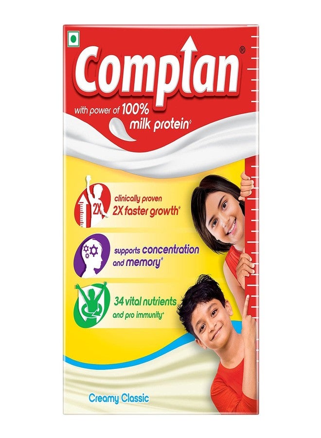 Complan Nutrition Drink Powder for Children, Kesar Badam Flavour, 500 g Carton & Creamy Classic 500g | Nutrition drink for kids with protein & 34 vital nutrients - Image 5