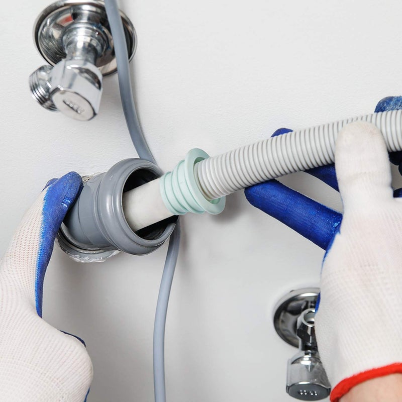 KPNG KPNG 3 Piece Drain Pipe Seal Hose Silicone Plug with 3 Piece 2-in-1 Home Bathroom Kitchen Silicone Sewer Sink Bathtub Wash-Basin Sealer Cover Drainer Water Stopper with Hair Catcher Pack of-6  - Image 4