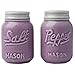Comfify Vintage Mason Jar Salt & Pepper Shakers Adorable Decorative Mason Jar Decor for Vintage, Rustic, Shabby Chic - - Image 2