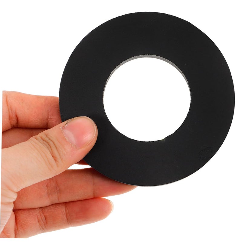 2 قطعة من وسادات امتصاص الصدمات المطاطية السوداء لتقليل تعليق السيارة، سهلة التركيب، حصيرة مخفف الاهتزازات - Image 4