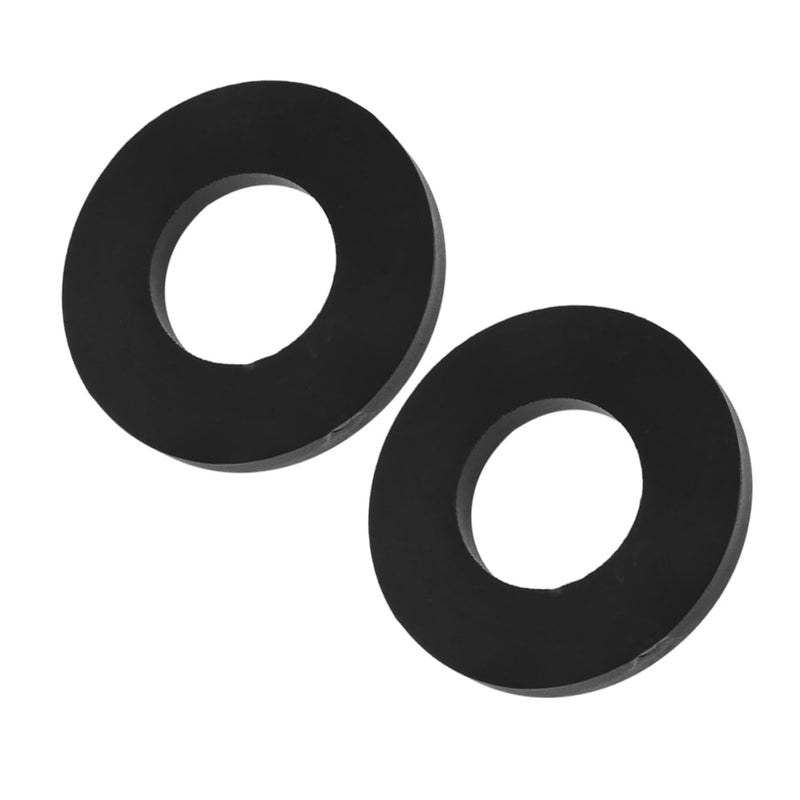 2 قطعة من وسادات امتصاص الصدمات المطاطية السوداء لتقليل تعليق السيارة، سهلة التركيب، حصيرة مخفف الاهتزازات - Image 2