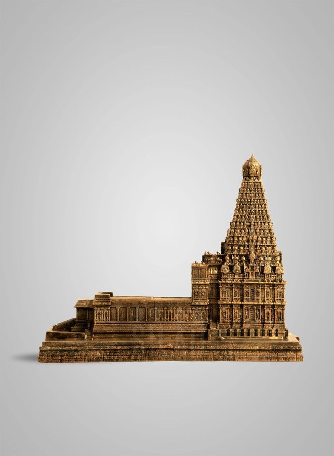 SILAII تمثال SILAII Brihadeeswarar Temple Thanjai Periya Kovil - 12.7 سم، لون برونزي عتيق - Image 5