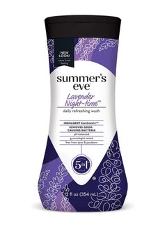 Summer's Eve Women's Lavender Summer Night Fragrance, Aromatherapy, Moisturizing, 12 oz Oil  - Image 1