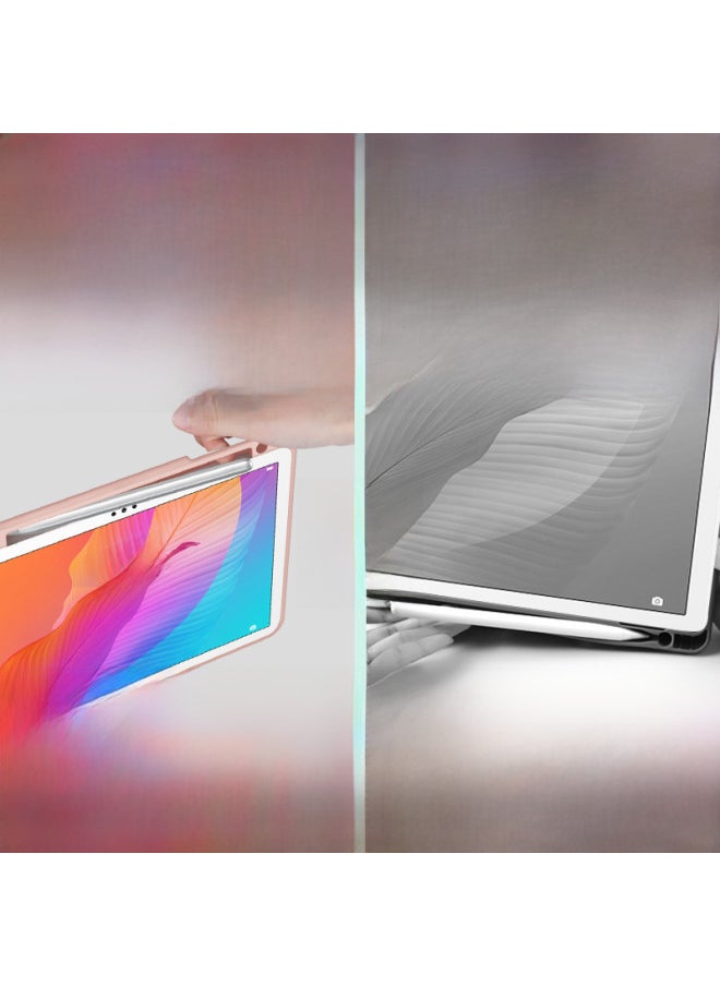 Generic For IPad110.9.7 Touch Backlit Bluetooth Keyboard Air5 Leather Case Pro Protective Case Mini6 Upper Pen Slot-Color:Sakura Powder + Bluetooth Keyboard (send Bluetooth Mouse)-Product Type:ipad Pro11 Inch 2018/2020/2021/2022 Universal  - Image 4