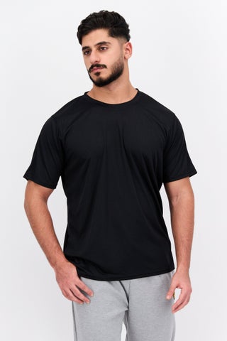 Men Sportwear Fit Short Sleeves Running T-Shirt, Black - pzsku/Z7AA2BEFFDD2B56116D9FZ/45/_/1737642111/65f051e9-901e-49ba-83ed-d976bfe0939c