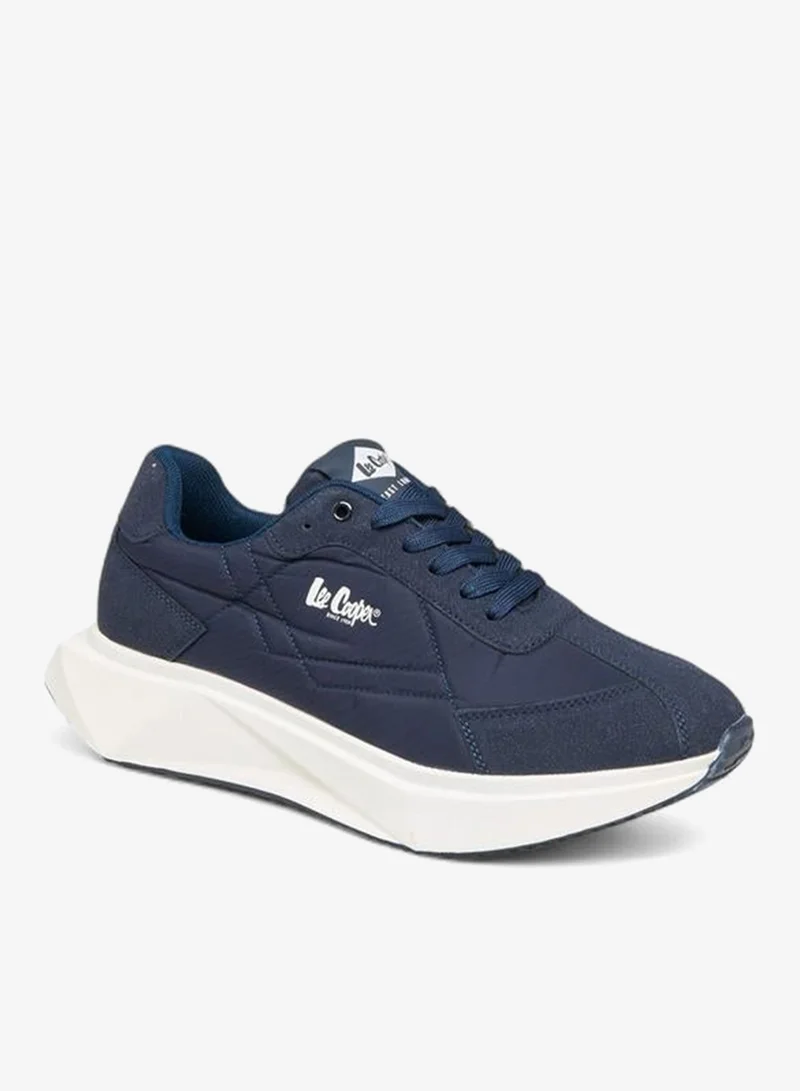 Lee Cooper Men's Solid Lace-Up Sneakers
