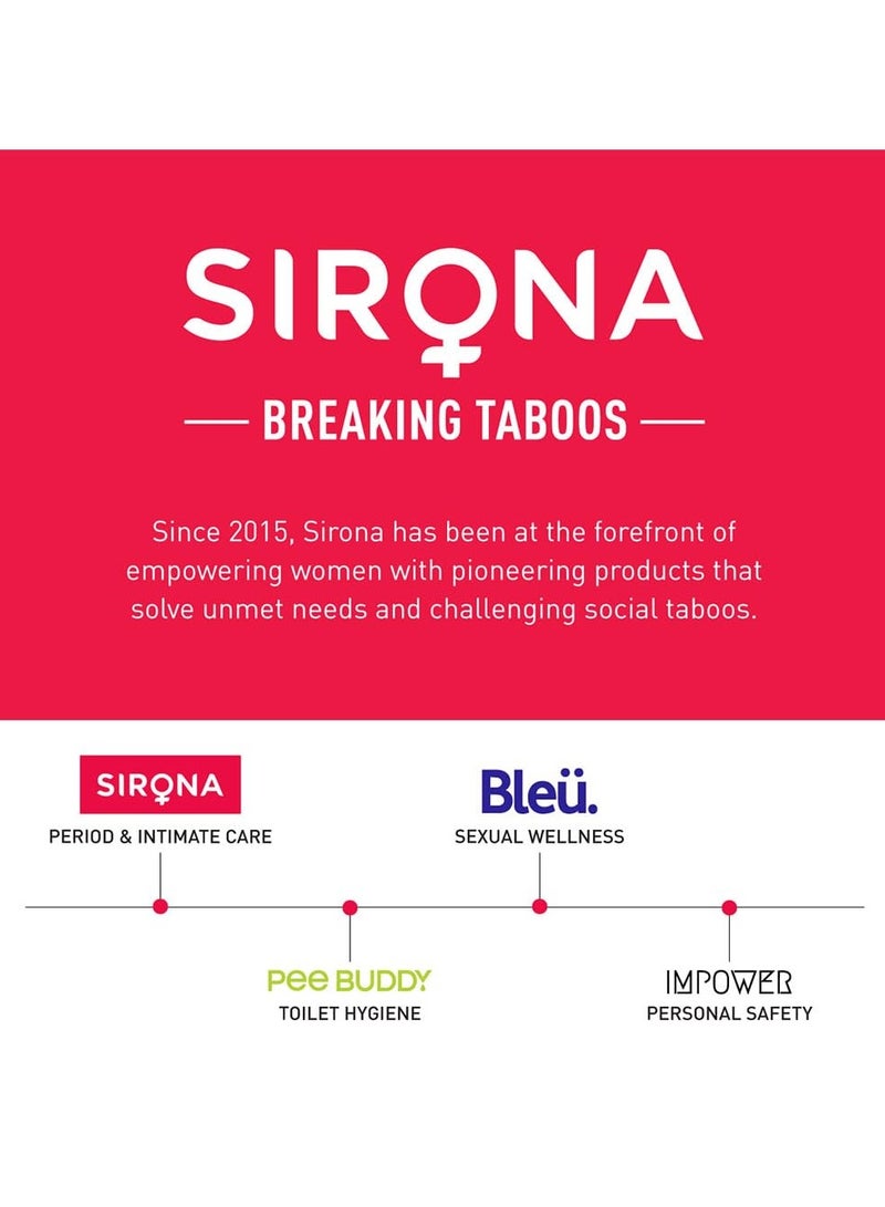 Sirona Tampons for Women, For Medium & Regular Flow, Biodegradable Tampons, FDA Approved 20 Pcs  - Image 2