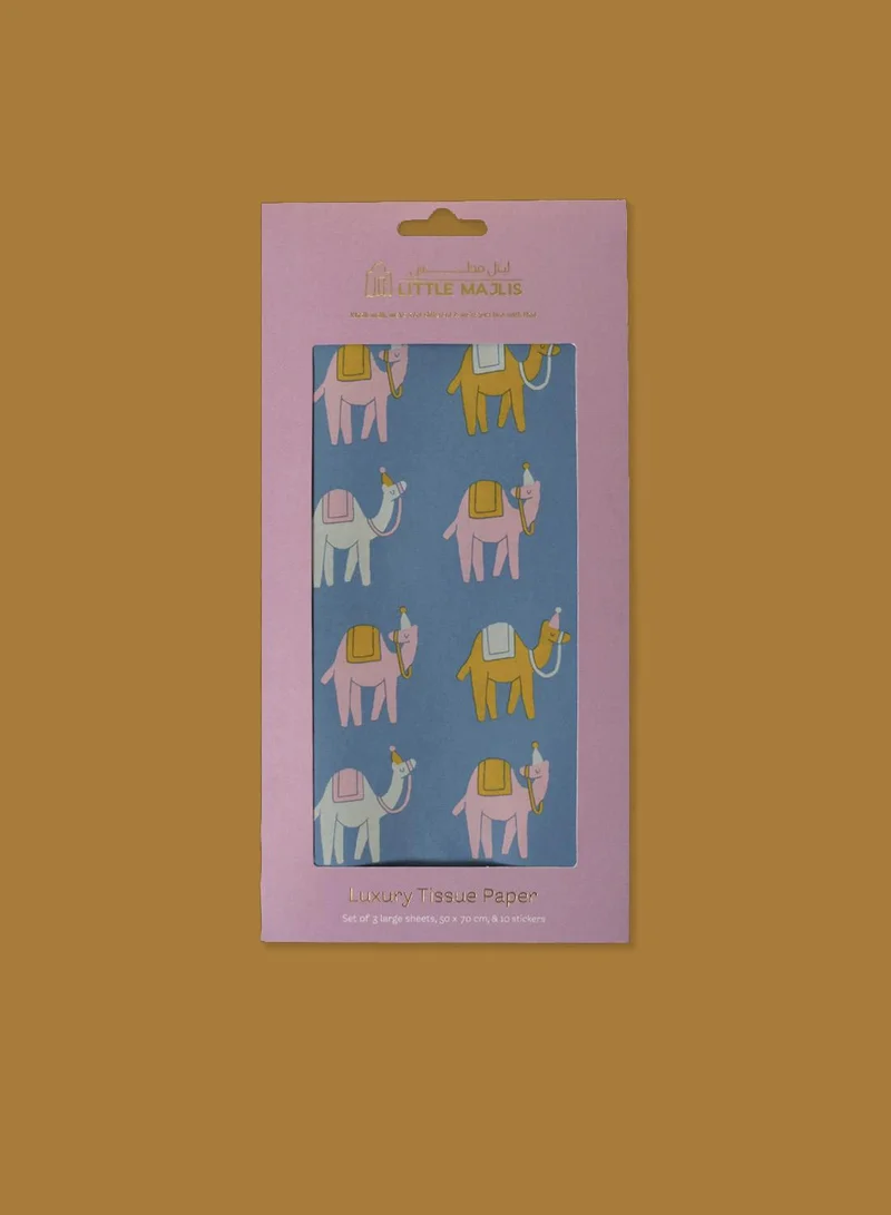 Little Majlis Tissue Paper, Party Camels