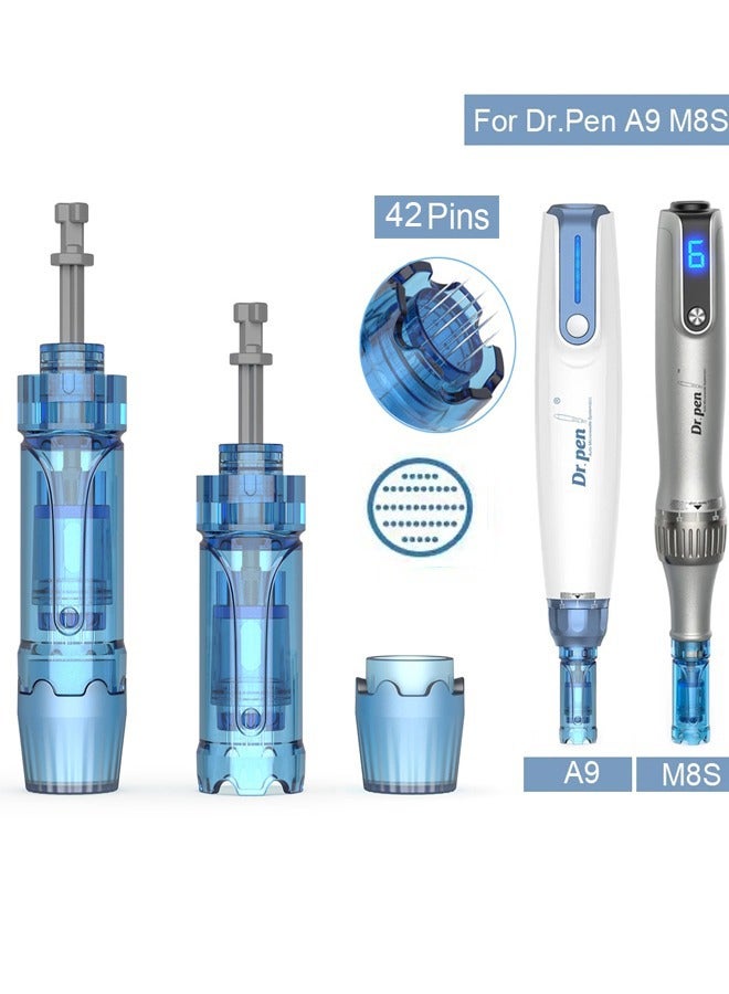 دي آر. بن إبر بديلة Dr. Pen M8S و A9، مجموعة 10 قطع ذات 42 سنًا، قطع غيار أصلية لجهاز Dr. Pen. - Image 1