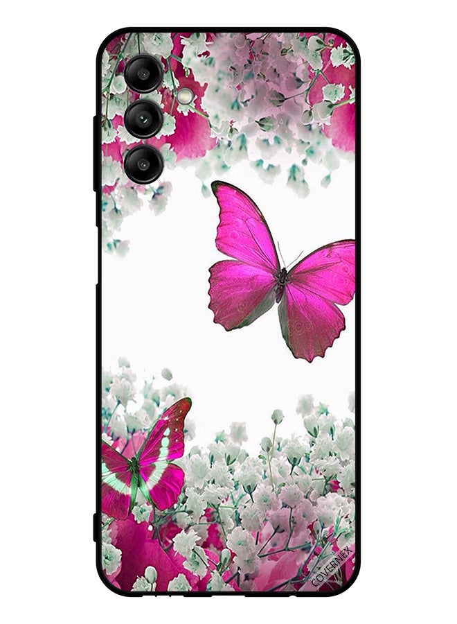 Covernex Protective Case Cover For Samsung Galaxy A04s Beautiful Butterflies And Small Roses - Image 1