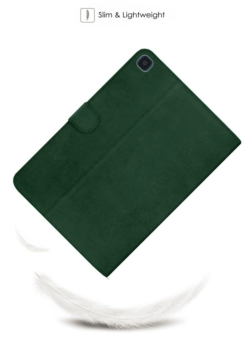 Wtech PU Leather Magnetic Closure Flip Case Cover For Honor Pad X8 / Honor Pad X8 Lite 2022 Dark Green - Image 2
